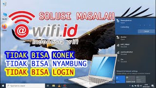 Cukup 5 Menit Solusi WIFI ID Tidak Konek ke Laptop wifiid tidak bisa masuk halaman login [upl. by Auhsaj289]