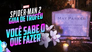 MARVELS SPIDERMAN 2  TROFÃ‰U VOCÃŠ SABE O QUE FAZER LOCAL DO TÃšMULO DA TIA MAY [upl. by Sewellyn156]