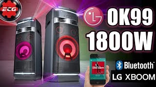 ¡¡Vas a flipar con este altavoz bluetooth de 1800W LG XBOOM OK99 [upl. by Ecnesse572]