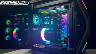 10000 ROG Hyperion GR701 Ultimate Water Cooling Build [upl. by Higgins]