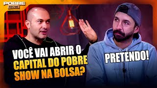 COMO COMEÇAR a INVESTIR em AÇÕES  Corte LEANDRO MARTINS  Pobre Show [upl. by Gorman777]