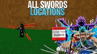 All Swords Locations in Blox Fruits  Second Sea [upl. by Rossuck]