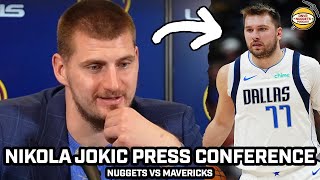 Nikola Jokic on Evaluating His Game After MOSTER 371815 Game vs Mavs [upl. by Shipley404]