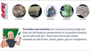 Asbestos  Types of Asbestos 7 [upl. by Murvyn236]