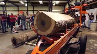 LT40 Hydraulic Portable Sawmill In Action  WoodMizer [upl. by Iznyl228]