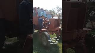 Pierwszy rozruch na ciepło po remoncie coldstart tractor starter [upl. by Snowber]