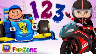 Ten Little SuperCars amp SuperBikes  3D Nursery Rhymes amp Songs for Babies by ChuChu TV Kids Songs [upl. by Cusick]