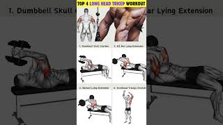 4 Best Tricep Long Head Workout Routine workout tricepsworkout [upl. by Juster474]