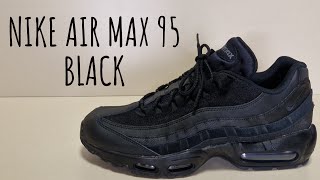 Nike Air Max 95 Essential Black Unboxing and On Foot Review  Detailed Look  CI3705001 [upl. by Sennahoj]