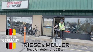 Riese amp Müller Nevo GT Automatic Overview and Test Ride [upl. by Gorrono]