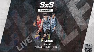 RELIVE  FIBA 3x3 Zhijiang Challenger 2024  Qualifier for Edmonton Masters  Day 1  Group Phase [upl. by Bunnie]