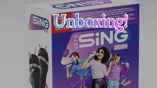 Lets Sing 2024 Unboxing  Nintendo Switch  2 Mics Included [upl. by Sibylla]