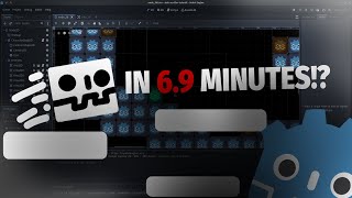 How to make a Side Scrolling Platformer Game in Godot 4 in 6 minutes [upl. by Arick777]