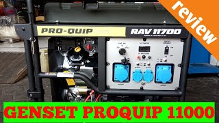 Review  ulas Genset proquip 11000 Bensin [upl. by Fidelas]