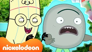 Rock Paper amp Scissors PRANK Each Other 🤣  Full Scene  Nicktoons [upl. by Yornek871]