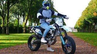 HUSQVARNA 501 FE SUPERMOTO  DELCAA 18 [upl. by Egerton]