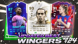 UPDATED⚡️TOP 10 BEST WINGERS IN EA FC 24 ULTIMATE TEAM [upl. by Jari]