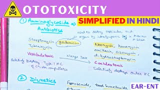 Ototoxicity  Hindi  ENT [upl. by Rafi]