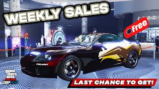 GTA 5 Online WEEKLY UPDATE  FREE CARS CARS TO BUY Rare Cars  SALES  NEW MOD Assault on ATT16 [upl. by Imit]