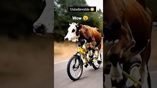 Cow 🐮 is cycle ing [upl. by Enoitna]