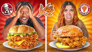 POPEYES VS KFC FOOD CHALLENGE [upl. by Maddocks]