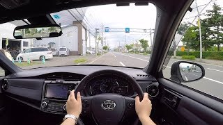 【Test Drive】2017 TOYOTA COROLLA Axio HYBRID quotW×Bquot  POV City Drive [upl. by Aiekahs]