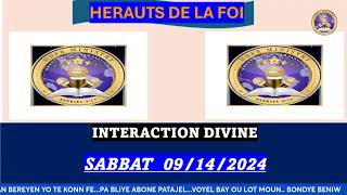 INTERACTION DIVINE 9142024 SUR LA HDFRA [upl. by Hickie760]