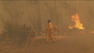 Homes destroyed as NSW ravaged by fire [upl. by Alrep]