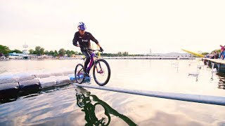 This is Urban Freeriding  Fabio Wibmer in Vienna [upl. by Deena994]