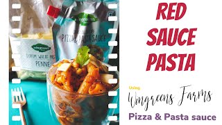 Red Sauce Pasta  Wingreen Farms Pizza amp Pasta Sauce [upl. by Aynad]