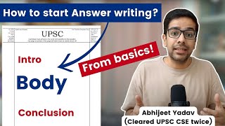 How to start Mains Answer writing  secret trick revealed [upl. by Eicnan]