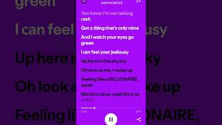 Billionaire lyrics baemon [upl. by Aneelehs390]