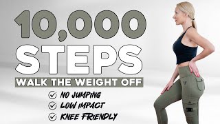 10000 Steps Workout  Fun Low Impact No Jumping Workout  Walk at Home with Improved Health💓 [upl. by Amos]