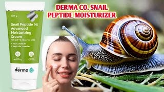 Derma Co Snail Peptide 96 Advanced Moisturizing Cream New launch 2024 [upl. by Htebesile]