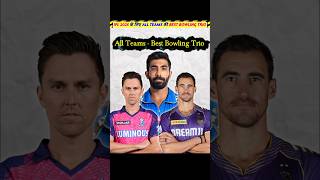 All Teams Best Bowling Trio For IPL 2025 🔥 [upl. by Aidnis]