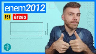 🛑151 Enem 2012  ÁREAS  Um forro retangular de tecido traz em sua etiqueta a informação de que [upl. by Heimlich]