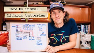 How to install lithium batteries on a sailboat  Ryan’s tech corner 2 [upl. by Don700]