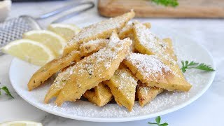 Italian Panelle Chickpea Fritters by Cooking with Manuela [upl. by Oniotna]