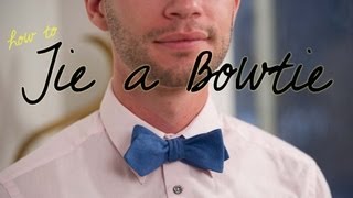 How to Tie a Bow Tie on Someone Else and Yourself [upl. by Enilauqcaj]