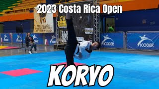 Koryo Poomsae  2023 Costa Rica Open Taekwondo Championships [upl. by Epolenep827]