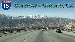 I15 SB Barstow to Victorville to Ontario California Cajon Pass [upl. by Sabina]