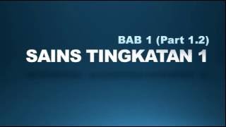 Nota Sains Tingkatan 1 Bab 1 Part 1 of 2 [upl. by Sabian]