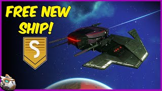 How To Get A Free S Class Black Sentinel Ship No Mans Sky Interceptor Update [upl. by Ytok]