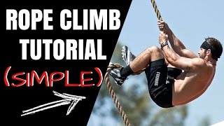 Rope Climbing Technique How To [upl. by Lyris]