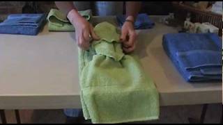 How to Tie Towels to Impress Your Clients [upl. by Anoirb]