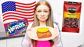 ONLY EATING AMERICAN FOOD FOR 24 HOURS [upl. by Lexine]