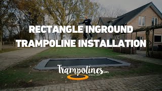 Rectangle Avyna ProLine 10x17 Inground Trampoline Installation  GEN 1 [upl. by Hut]