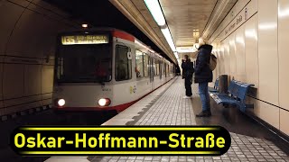 Stadtbahn Station OskarHoffmannStraße  Bochum 🇩🇪  Walkthrough 🚶 [upl. by Eiramac]