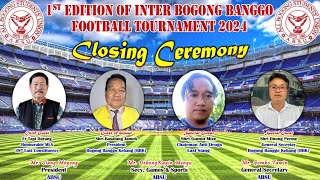 Closing Ceremony of 1st Edition of Inter Bogong Banggo Football Tournament 2024 [upl. by Petit645]