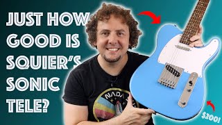 2023 Squier Sonic Telecaster  The new best value for money Tele around Indepth Review amp Demo [upl. by Ynalem]